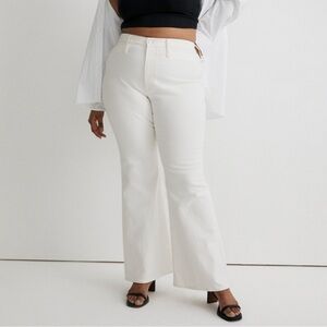 Madewell Perfect Vintage Flare in Tile White Size 32
